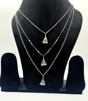 AnEk goods Alloy Silver Silver Jewellery Set(Pack of 1)