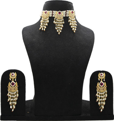 VIVA VIRAL Alloy Gold-plated Multicolor Jewellery Set(Pack of 1)