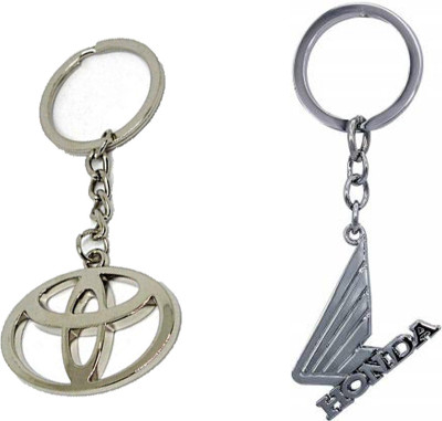 Jainsburys Wings Honda,Toyota Logo silver metal Keychain best quality keychain Key Chain