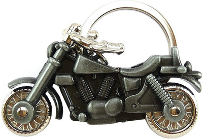 Silver Royal Bullet Bike Keyring & Keychain Key Chain