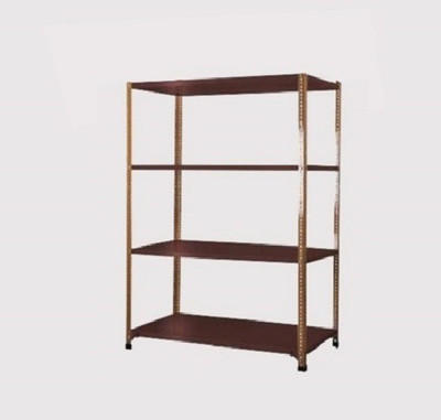 Spacious Heavy-duty power Coating Rack size18X36X49 4 shv...Darkchocolate color Luggage Rack