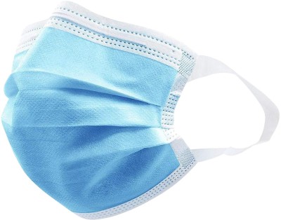 Jo Pharma 3PLY DISPOSABLE SURGICAL FACE MASK OF NON- WOVEN FABRIC WITH NOSE PIN. 3ply Surgical Mask With Most Comfortable Ear Loop Mask With 3Layered Protection Water Resistant Surgical Mask With Melt Blown Fabric Layer(Blue, Free Size, Pack of 300, 3 Ply)