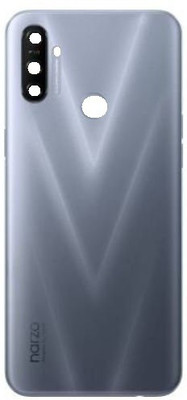Sandreezz Realme Narzo 20A (with Proper Logo) Back Panel(Grey)