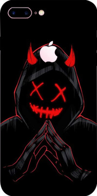 TJ CREATION Apple iPhone 7 Plus Mobile Skin(Ultra Super Black Devil Skin With High Matte Finish.)