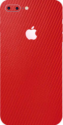 TJ CREATION Apple iPhone 7 Plus Mobile Skin(Ultra Super Red Carbon Fiber Skin With High Matte Finish.)