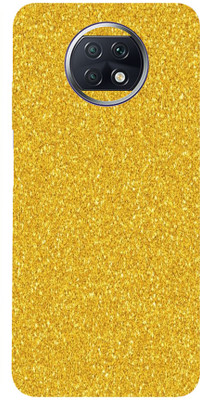 BugguSkin Xiaomi Redmi Note 9T 5G, Redmi 9t 5g Mobile Skin(Ultra Super Golden Glitter Skin With High Mattte Finish.)