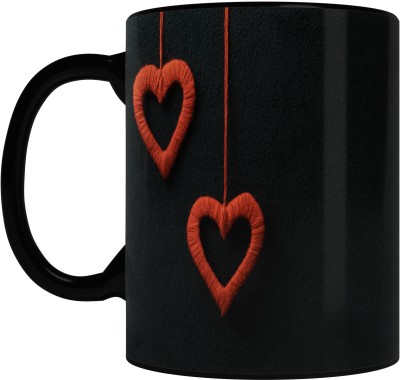 Poorak Valentine Gift 98802 Ceramic Coffee Mug(330 ml)