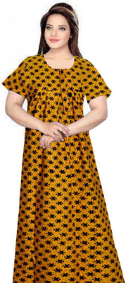 impression Women Nighty(Yellow)