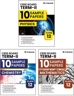 Career Point Kota PCM Subjects CBSE Class 12 Term-2 10 Sample Question Papers For Board Exam 2022 (Set Of 3 Books PCM)(Paperback, Career Point Kota, CP Edtitorial Team, Career Point Publication) Career Point Kota PCM Subjects CBSE Class 12 Term-2 10 Sample Question Papers For Board Exam 2022 (Set Of 3 Books PCM)(Paperback, Career Point Kota, CP Edtitorial Team, Career Point Publication)