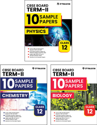 Career Point Kota PCB Subjects CBSE Class 12 Term-2 10 Sample Question Papers For Board Exam 2022 (Set Of 3 Books PCB)(Paperback, Career Point Kota, CP Edtitorial Team, Career Point Publication) Career Point Kota PCB Subjects CBSE Class 12 Term-2 10 Sample Question Papers For Board Exam 2022 (Set Of 3 Books PCB)(Paperback, Career Point Kota, CP Edtitorial Team, Career Point Publication)