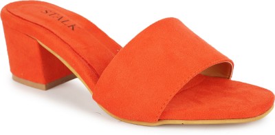 Stalk Women Heels(Orange , 4)