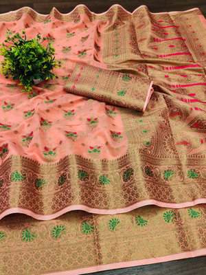 JUMSA Cotton Silk Floral Print Blouse Material