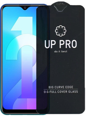 S-Softline Edge To Edge Tempered Glass for Vivo Y12, Premium Branded Glass With Camera Cut(Pack of 1)