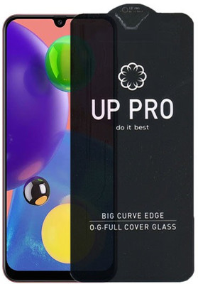 S-Softline Edge To Edge Tempered Glass for Samsung Galaxy A70s, Premium Branded Glass With Camera Cut(Pack of 1)