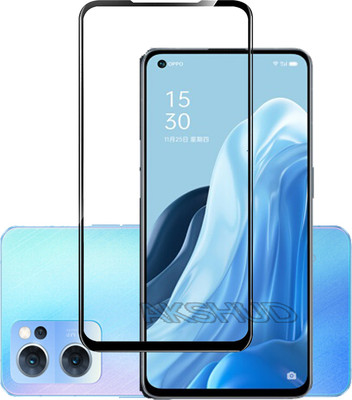 AKSHUD Edge To Edge Tempered Glass for Oppo Reno 7 5G(Pack of 1)