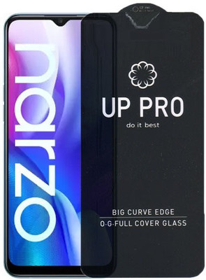 S-Softline Edge To Edge Tempered Glass for Realme Narzo 20A, Premium Branded Glass With Camera Cut(Pack of 1)