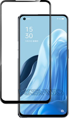 AKSHUD Edge To Edge Tempered Glass for Oppo Reno 7 5G(Pack of 1)