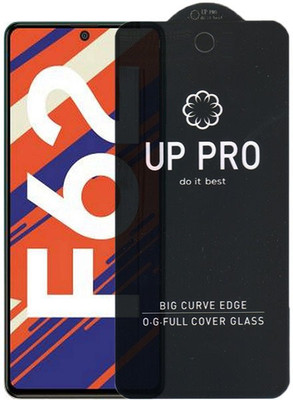 S-Softline Edge To Edge Tempered Glass for Samsung Galaxy F62, Premium Branded Glass With Camera Cut(Pack of 1)