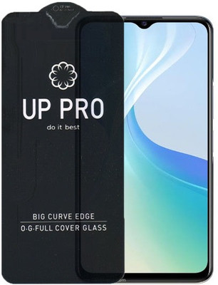 S-Softline Edge To Edge Tempered Glass for Vivo Y53s 5G, Premium Branded Glass With Camera Cut(Pack of 1)