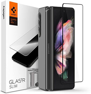 Spigen Tempered Glass Guard for Samsung Galaxy Z Fold3 5G(Pack of 1)