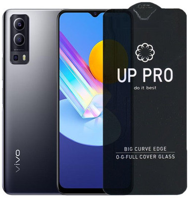 S-Softline Edge To Edge Tempered Glass for Vivo Y72 5G, Premium Branded Glass With Camera Cut(Pack of 1)