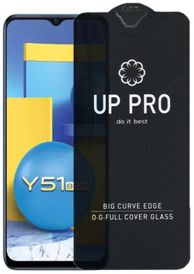 S-Softline Edge To Edge Tempered Glass for VIVO Y51, Premium Branded Glass With Camera Cut(Pack of 1)