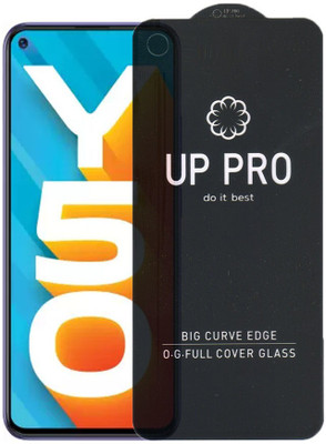 S-Softline Edge To Edge Tempered Glass for Vivo Y50, Premium Branded Glass With Camera Cut(Pack of 1)