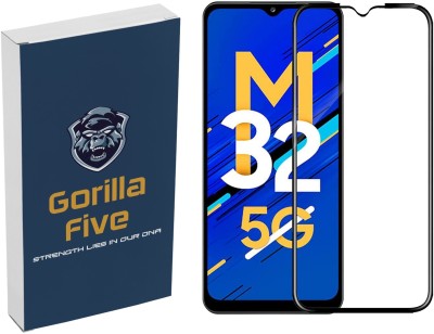 GORILLA FIVE Tempered Glass Guard for :;Samsung Galaxy M32 5G / A32 5G / A12 / A02 / M02(Pack of 2)