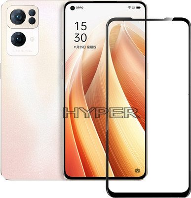 Hyper Edge To Edge Tempered Glass for Oppo Reno 7 Pro, Oppo Reno 7 Pro 5G, OPPO Reno 7 Pro(Pack of 1)
