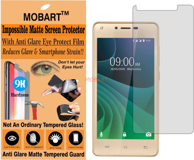 MOBART Tempered Glass Guard for LAVA A77 (Matte Finish)(Pack of 1)