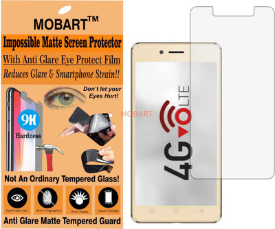 MOBART Tempered Glass Guard for ITEL WISH A41 PLUS (Matte Finish)(Pack of 1)