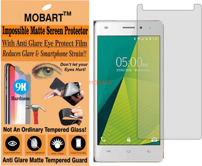 MOBART Tempered Glass Guard for LAVA X11 4G (Matte Finish)(Pack of 1)