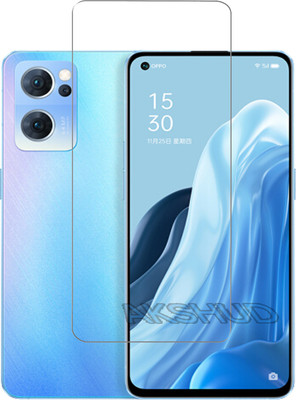 AKSHUD Tempered Glass Guard for Oppo Reno 7 5G(Pack of 1)