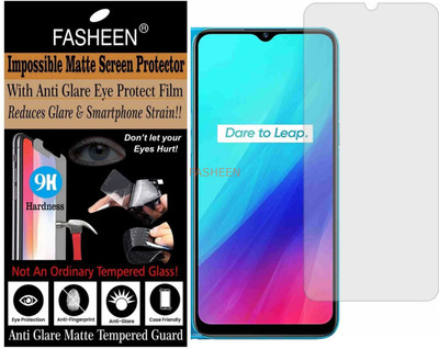 Fasheen Tempered Glass Guard for REALME C3 (Matte Finish)(Pack of 1)