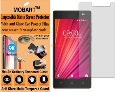 MOBART Tempered Glass Guard for LAVA X17 (Matte Finish)(Pack of 1)