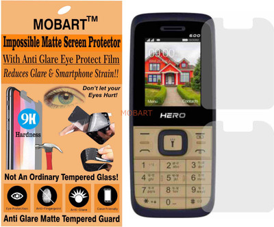 MOBART Tempered Glass Guard for LAVA H1 HERO 600 (Matte Finish)(Pack of 1)