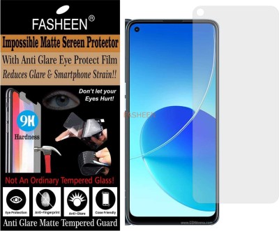 Fasheen Tempered Glass Guard for OPPO RENO 6Z 5G (Matte Finish)(Pack of 1)