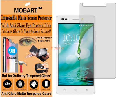 MOBART Tempered Glass Guard for LAVA V2S (Matte Finish)(Pack of 1)