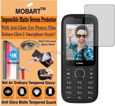 MOBART Tempered Glass Guard for LAVA ARC SELFIE (Matte Finish)(Pack of 1)
