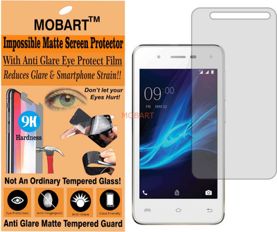 MOBART Tempered Glass Guard for LAVA A44 (Matte Finish)(Pack of 1)