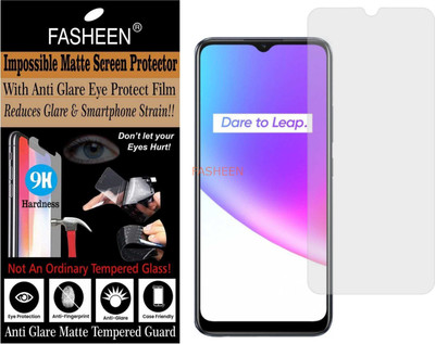 Fasheen Tempered Glass Guard for REALME C25 (Matte Finish)(Pack of 1)