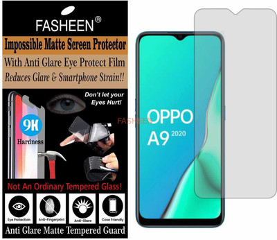 Fasheen Tempered Glass Guard for OPPO A9(2020) (Matte Finish)(Pack of 1)