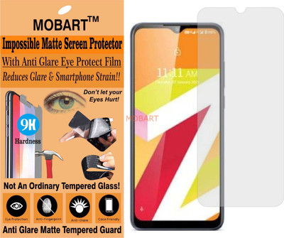 MOBART Tempered Glass Guard for LAVA Z2S (Matte Finish)(Pack of 1)