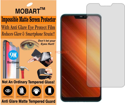 MOBART Tempered Glass Guard for LAVA ZX (Matte Finish)(Pack of 1)