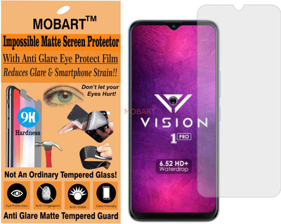 MOBART Tempered Glass Guard for ITEL VISIONONE PRO (Matte Finish)(Pack of 1)