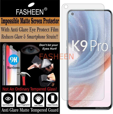 Fasheen Tempered Glass Guard for OPPO K9 PRO (Matte Finish)(Pack of 1)