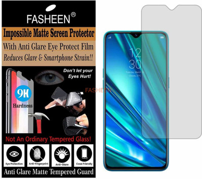 Fasheen Tempered Glass Guard for REALME Q (Matte Finish)(Pack of 1)