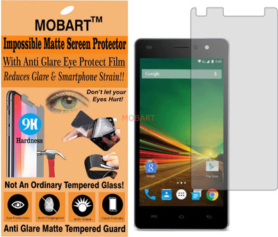 MOBART Tempered Glass Guard for LAVA A71 (Matte Finish)(Pack of 1)