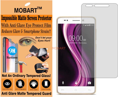 MOBART Tempered Glass Guard for LAVA X81 (Matte Finish)(Pack of 1)