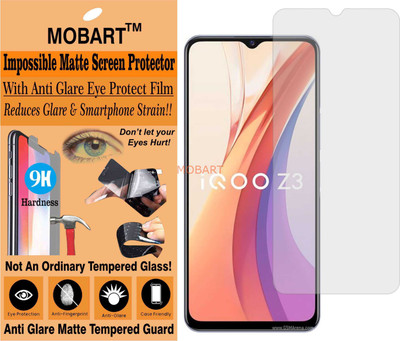 MOBART Tempered Glass Guard for VIVO IQOO Z3 V2073A (Matte Finish)(Pack of 1)
